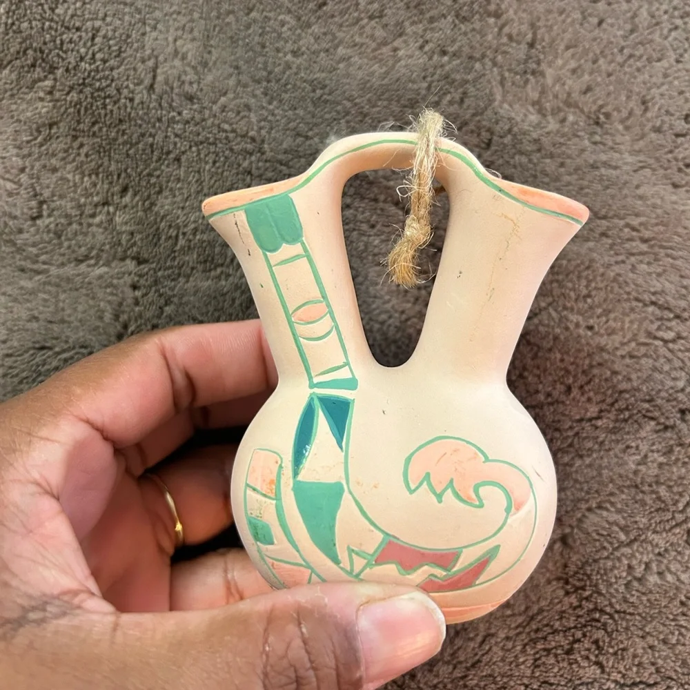 Vintage Pueblo Wedding Vase - 4’’